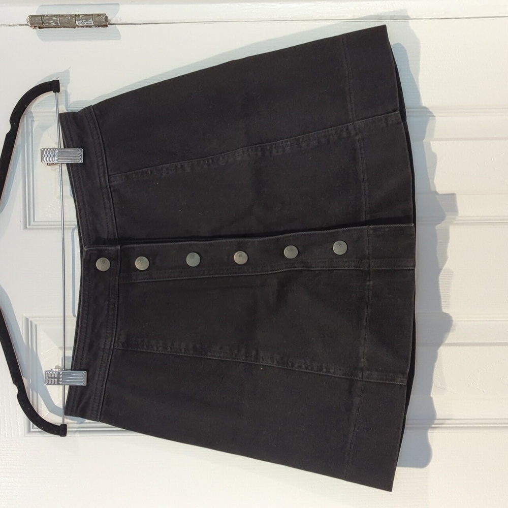 NWT Black Denim Madewell Skirt